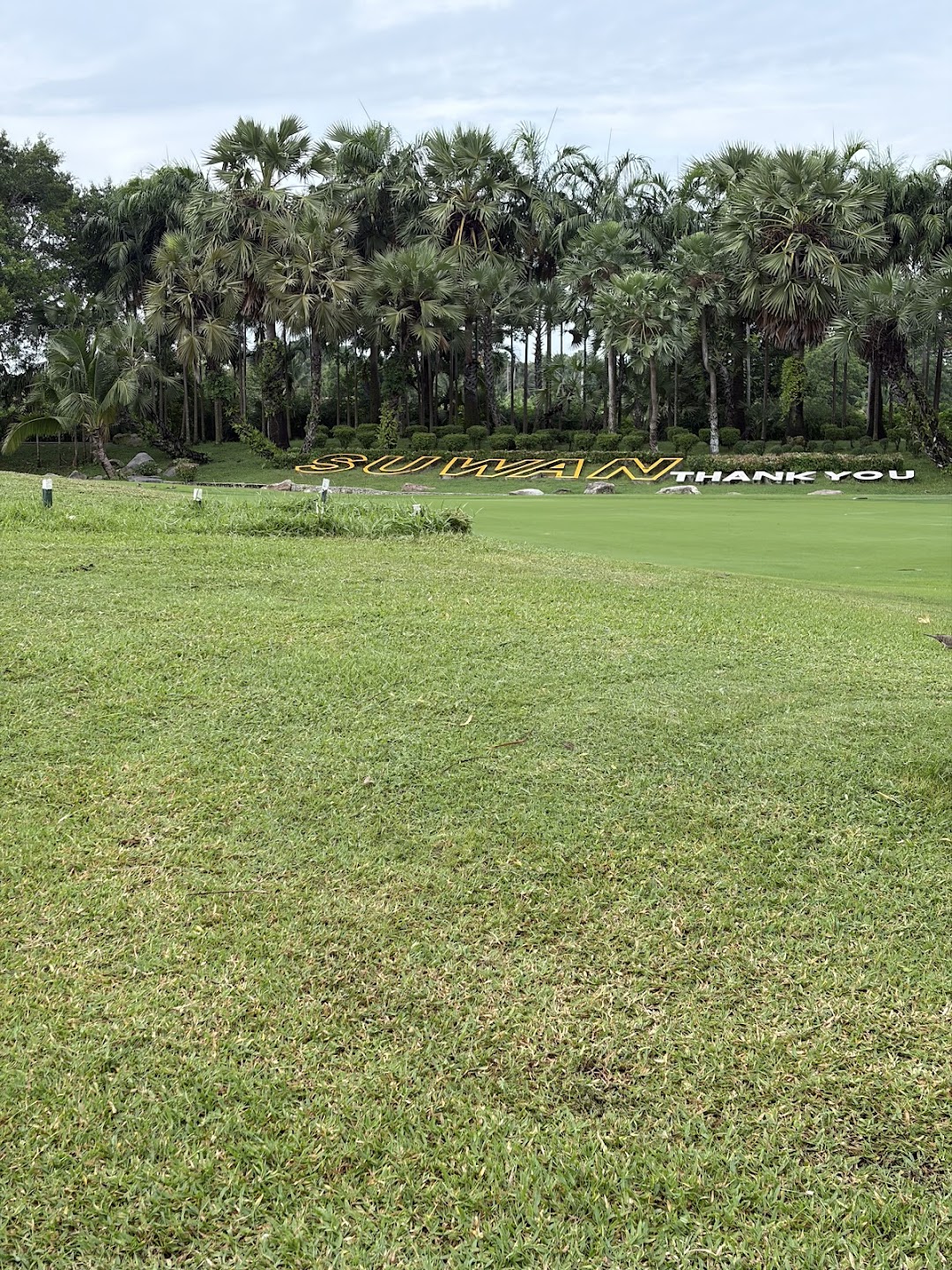Suwan Golf Country ClubのSUWAN THANK YOUサイン
